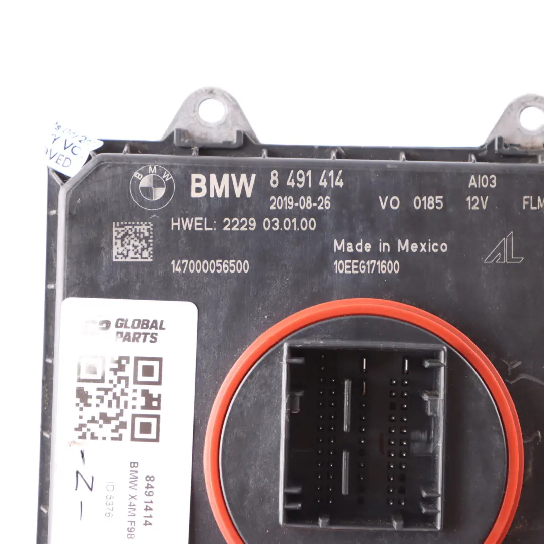 BMW G30 G31 X3 G01 Module Ballast Phares Xénon - SKU 8491414 - Numéro de pièce 8491414