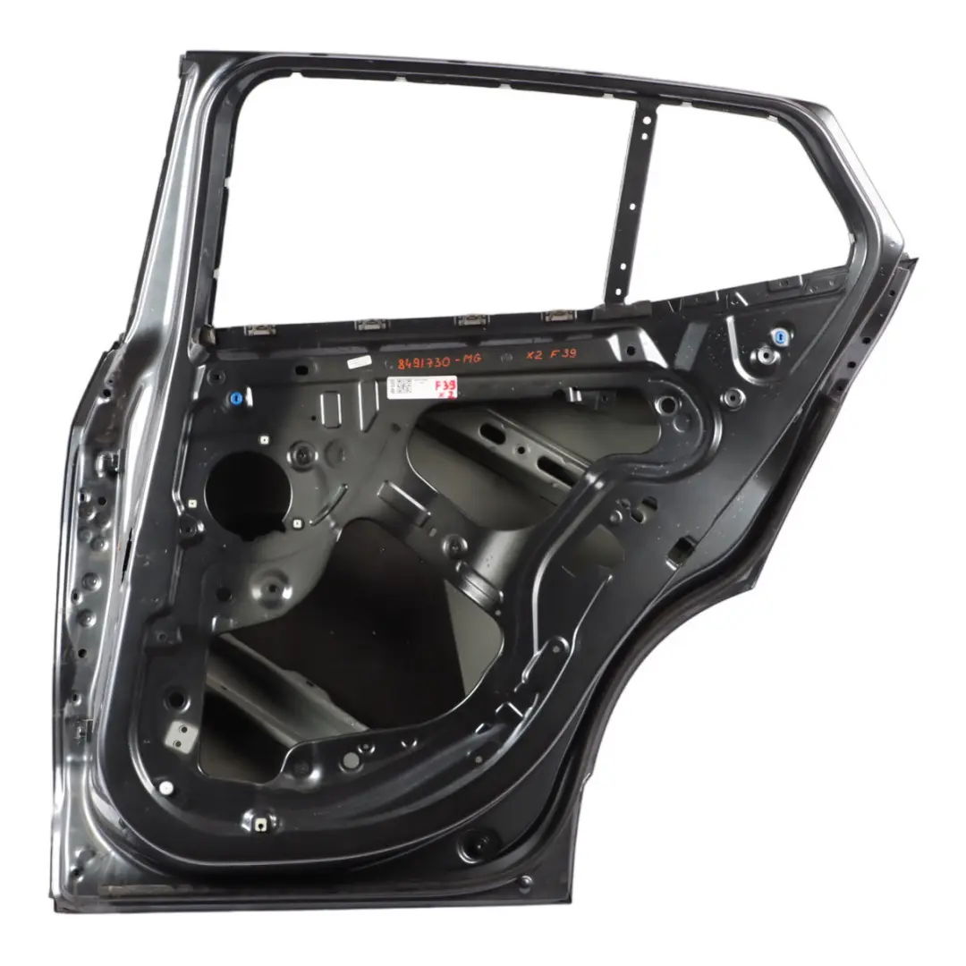 BMW X2 F39 Rear Right Door O/S Mineralgrau Mineral Grey Metallic - B39 - SKU 8491730-MG - Part number 8491730