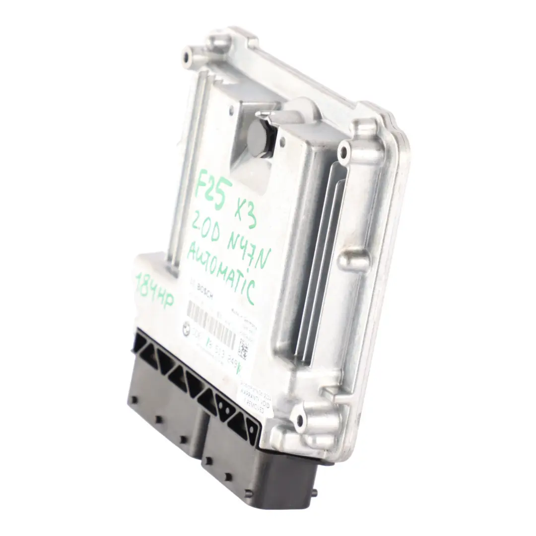 20dX Diesel N47N 184HP Modulo Motore ECU DDE Automatico per BMW X3 F25 con numero di parte 8513249 BMW X3 F25 20dX Diesel N47N 184HP Modulo Motore ECU DDE Automatico - SKU 8513249 - Numero di parte 8513249