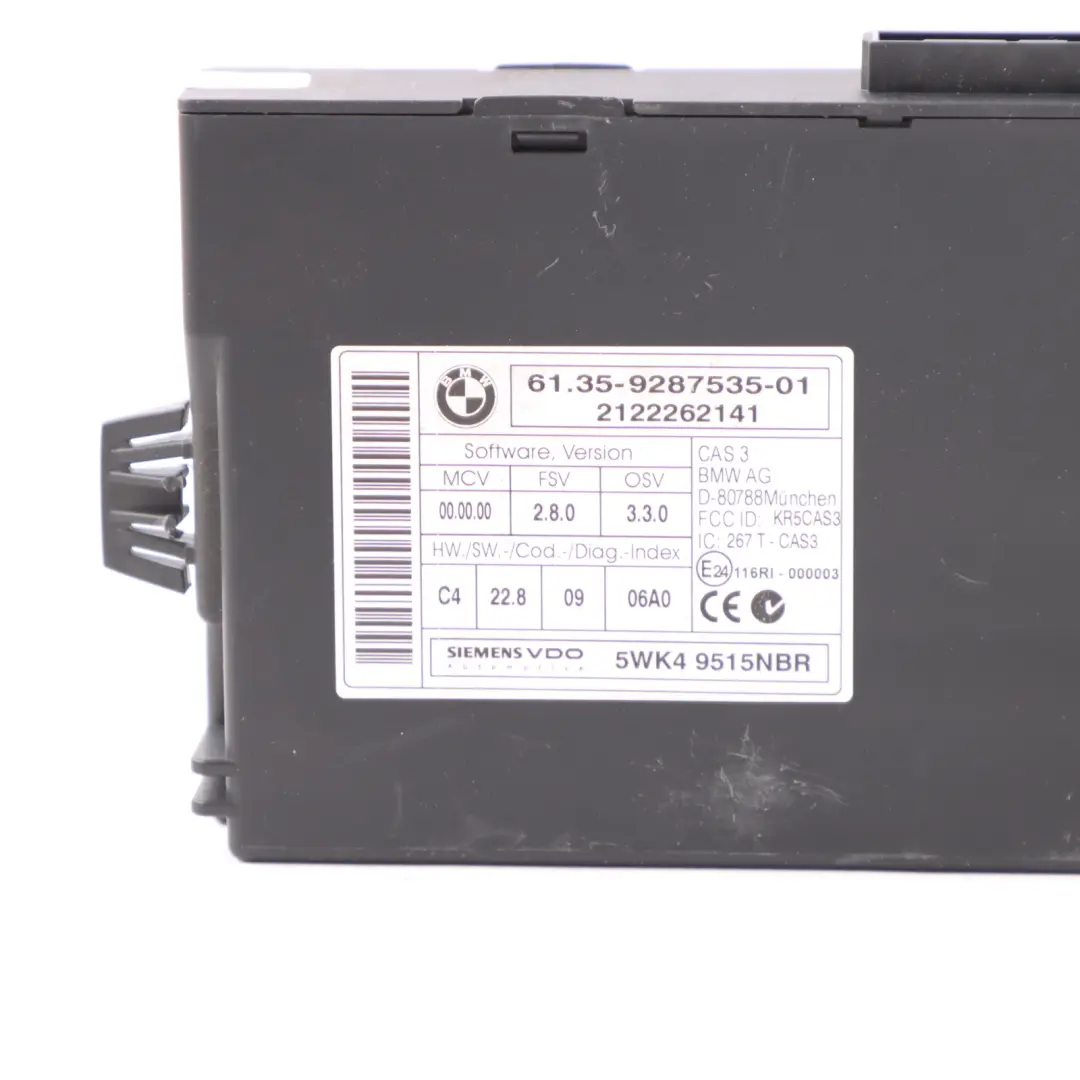 Mini Cooper SD R60 ALL4 N47N 143HP Engine ECU Kit DDE Manual CAS3 + Keys - SKU 8519663-21 - Part number 8519663