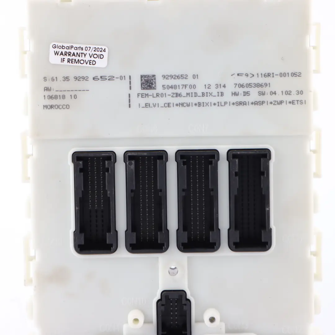 BMW F30 F31 320d ed Diesel N47N 163HP ECU Kit DDE + Key + FEM Automatic - SKU 8573257-7 - Part number 8573257