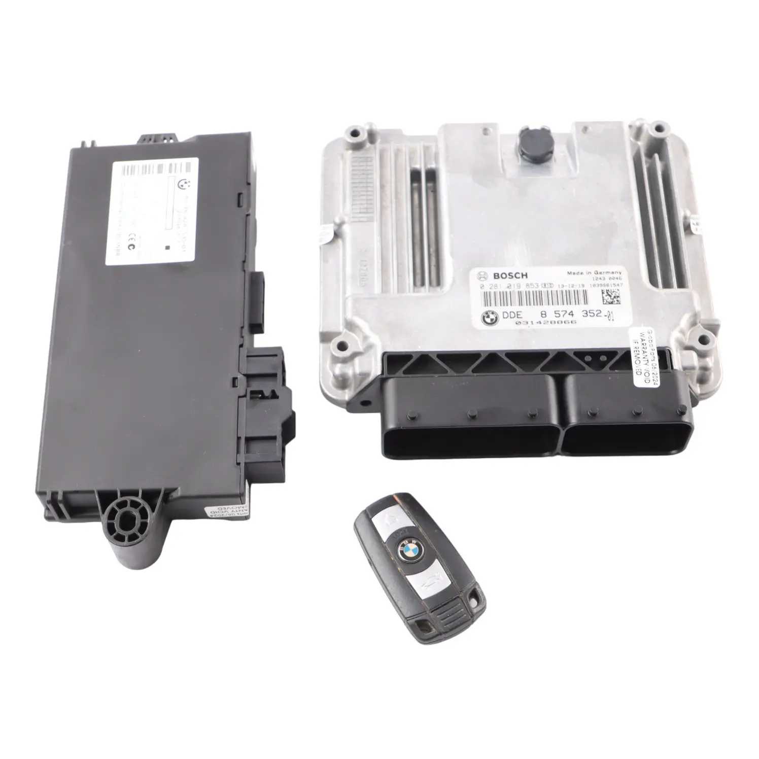 BMW X1 E84 20d 20dX N47N Unité Contrôle Moteur ECU Kit DDE 8574352 CAS3 Key