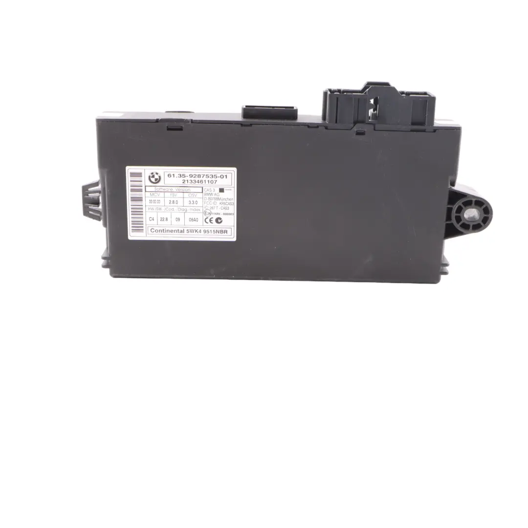BMW X1 E84 20d 20dX Diesel N47N Engine Control Unit ECU Kit DDE CAS3 Key - SKU 8574352-2 - Part number 8574352