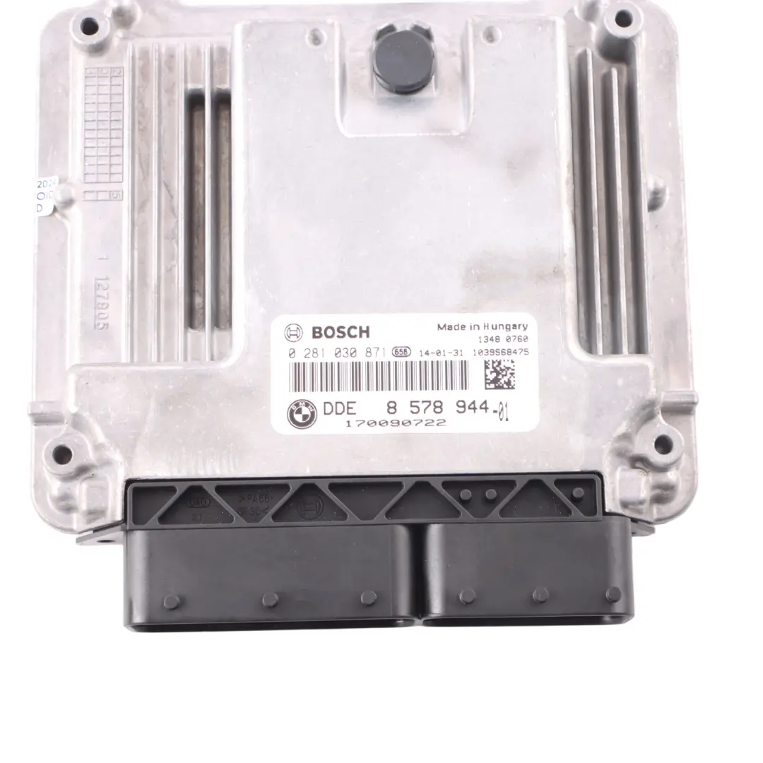 BMW F20 120d F30 320d 184HP N47N Engine ECU Kit DDE FEM Key Automatic - SKU 8578944-1 - Part number 8578944