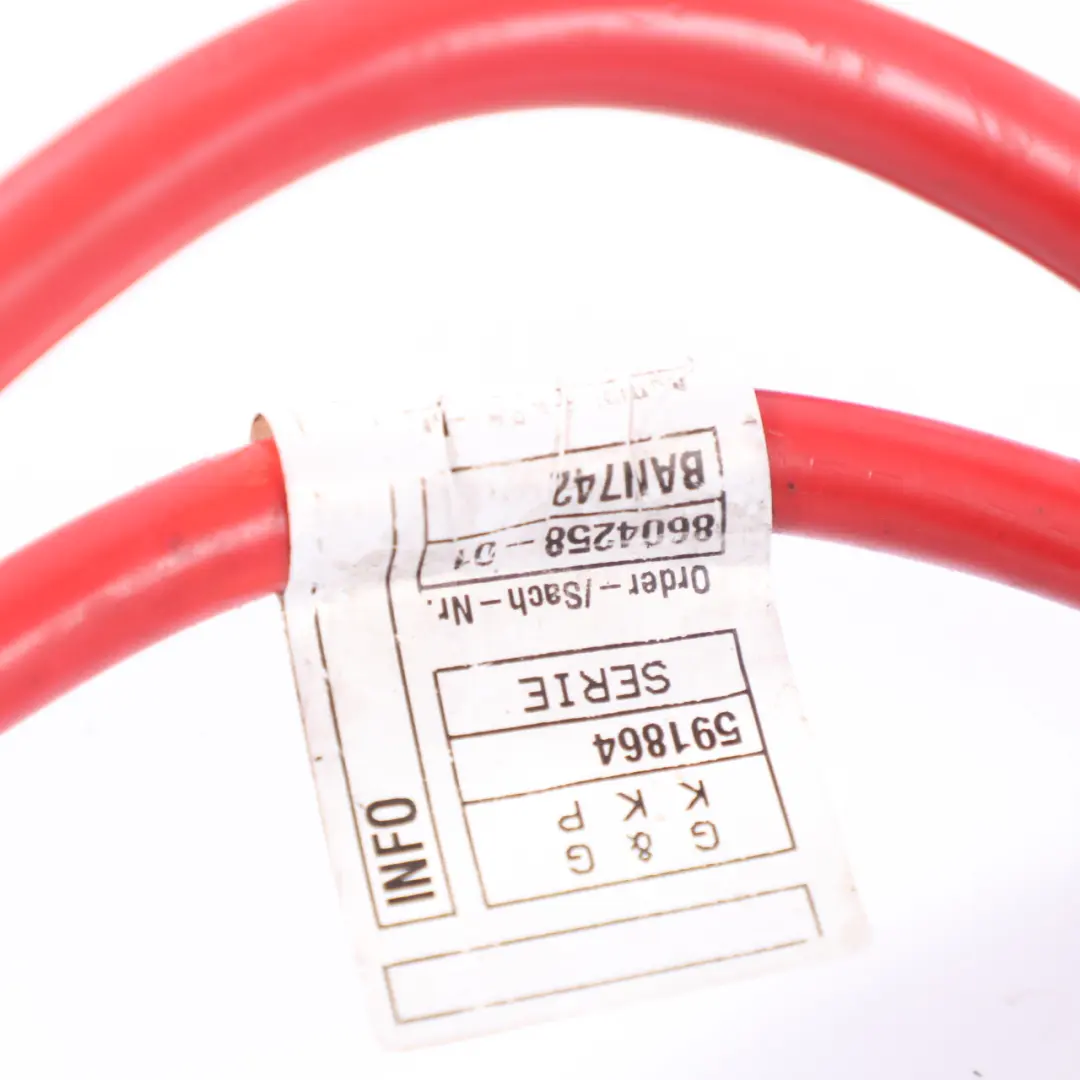 Câble positif de la batterie Fil de l'alternateur Mini Cooper R56 - SKU 8604258 - Numéro de pièce 8604258