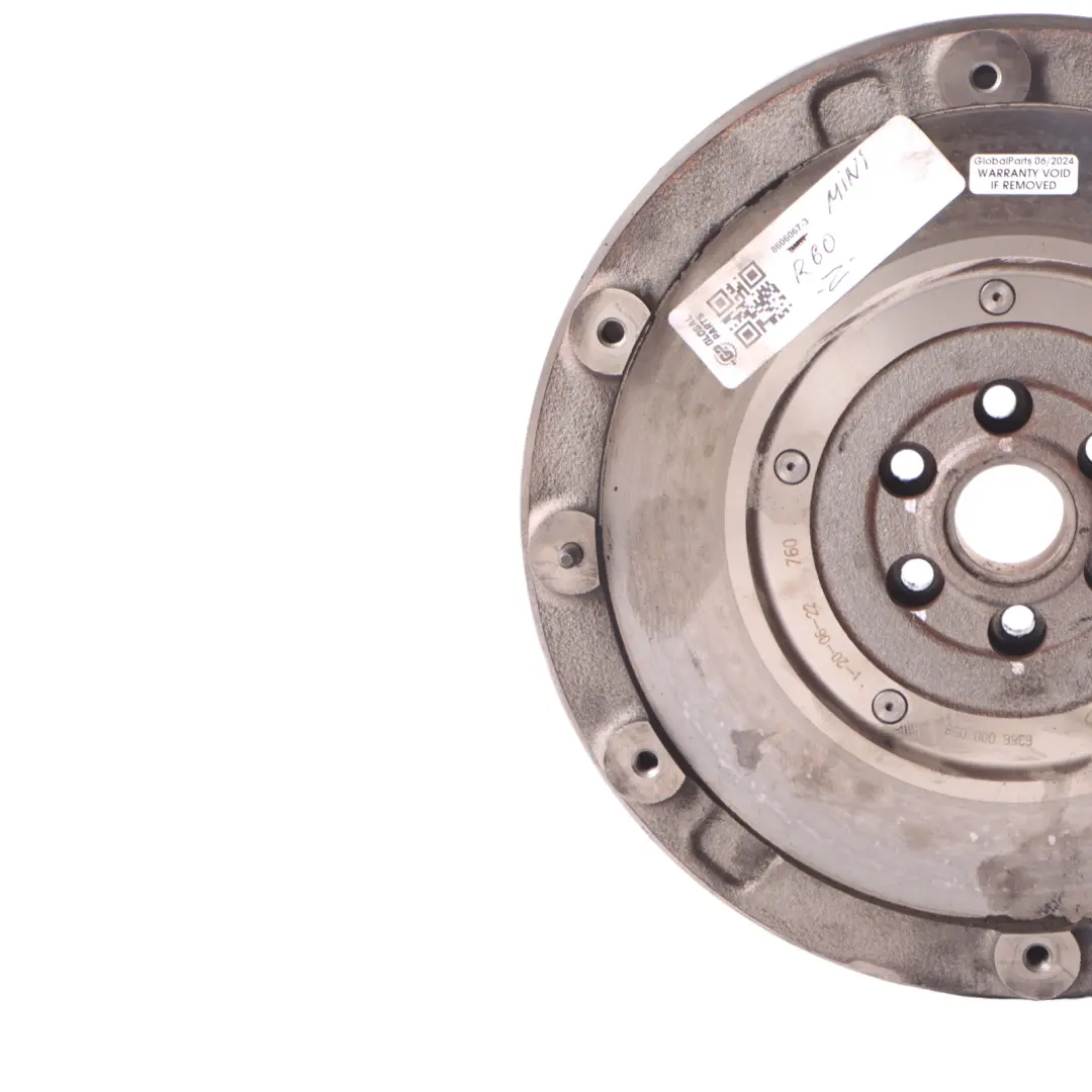 Mass Flywheel Mini Cooper S R59 R60 R61 Petrol N18 DMF Flywheel to Dual with Part number 7595577 Dual Mass Flywheel Mini Cooper S R59 R60 R61 Petrol N18 DMF Flywheel - SKU 8606067-3 - Part number 7595577