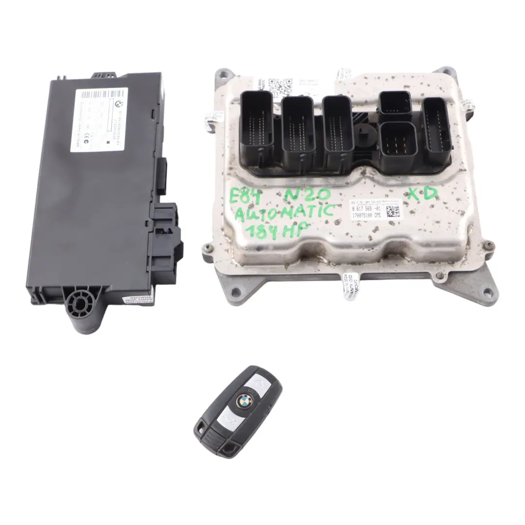 BMW X1 E84 20i N20 184HP Engine Unit ECU Kit DME CAS3 + Key Automatic - SKU 8617569-2 - Part number 8617569