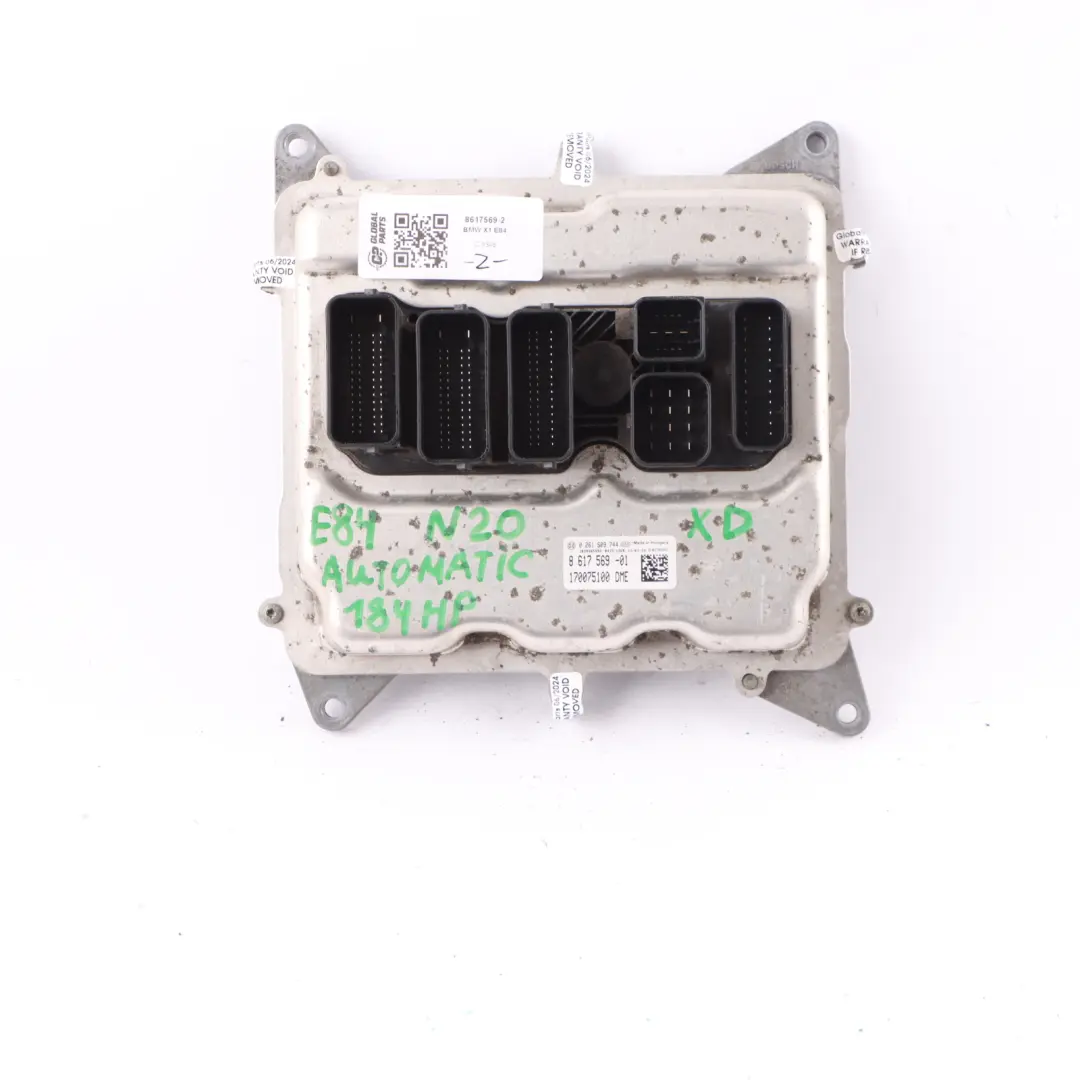 BMW X1 E84 20i N20 184HP Engine Unit ECU Kit DME CAS3 + Key Automatic - SKU 8617569-2 - Part number 8617569