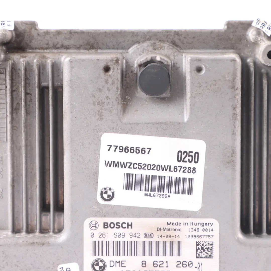 Control Unit Module DME Manual to Mini Cooper S R60 N18 Engine with Part number 8621260 Mini Cooper S R60 N18 Engine Control Unit Module DME Manual - SKU 8621260 - Part number 8621260