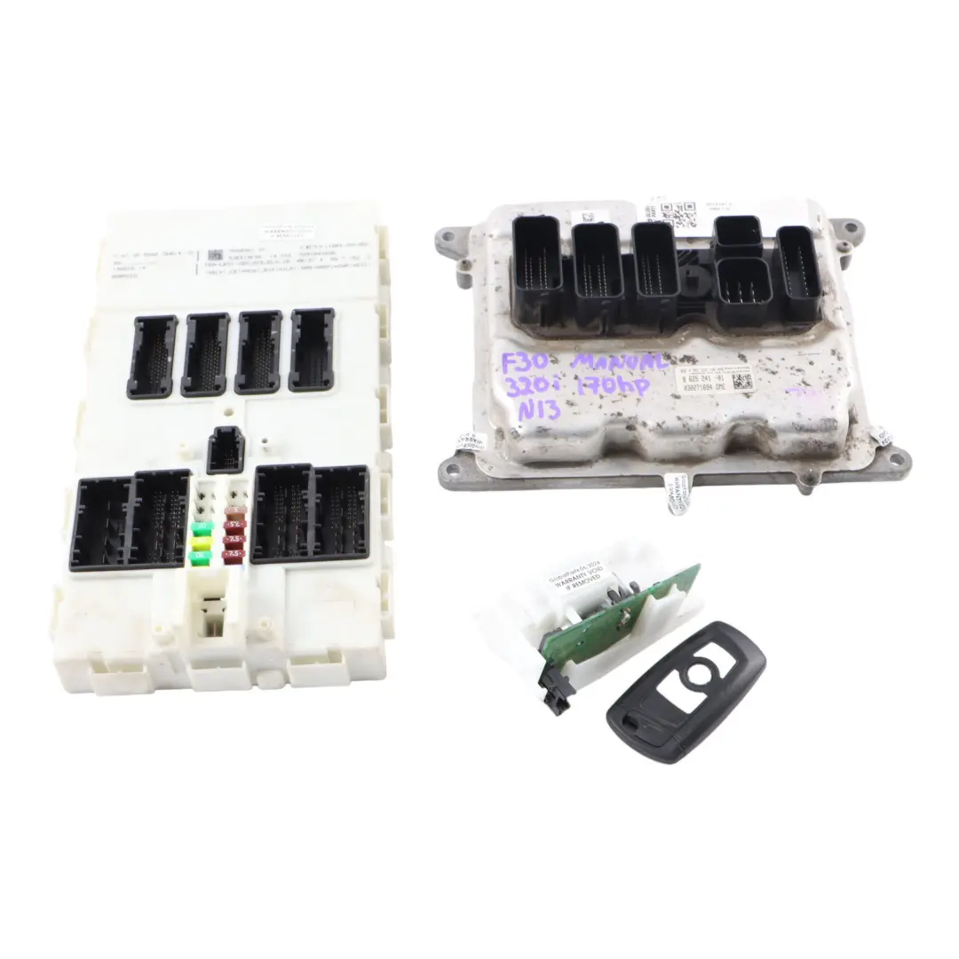 BMW F20 F30 116i 316i N13 136HP Engine ECU Kit DME FEM Key Lock Manual - SKU 8625241-5 - Part number 8625241