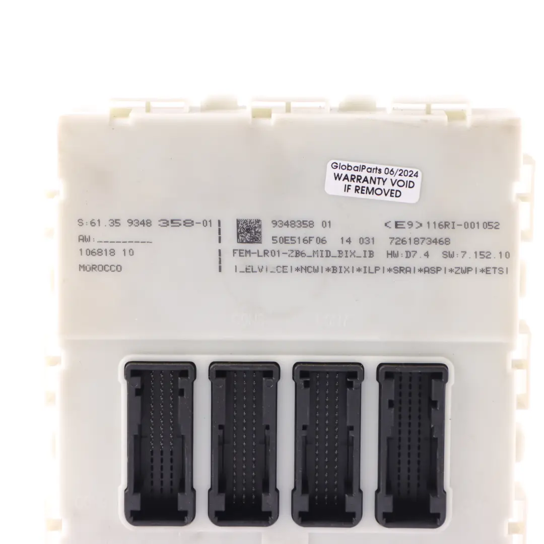 BMW F34 320IX N20 245HP Engine Control ECU Kit Module DDE FEM Key - SKU 8626172-2 - Part number 8626172