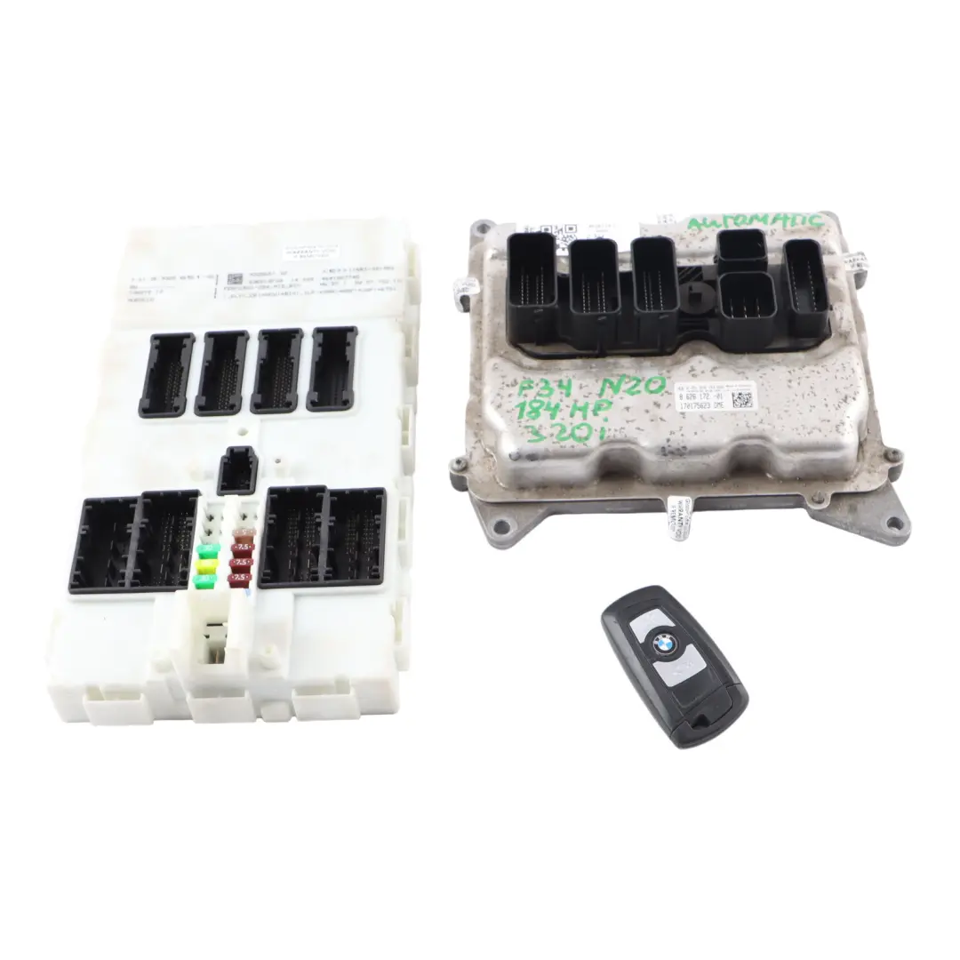 N20 184HP Engine Control ECU Kit Module DDE FEM Key to BMW F34 320i with Part number 8626172 BMW F34 320i N20 184HP Engine Control ECU Kit Module DDE FEM Key - SKU 8626172-3 - Part number 8626172