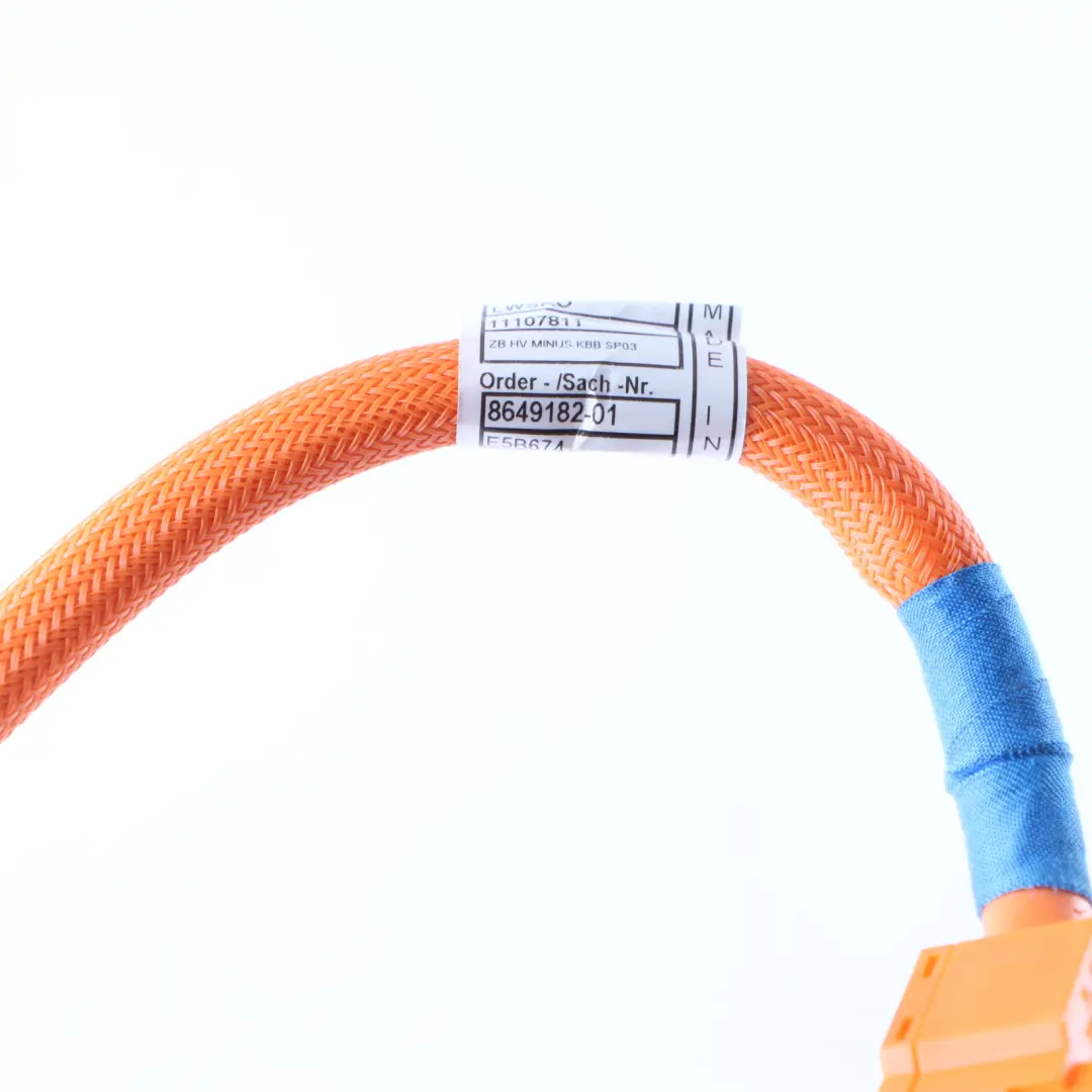 Positive Cable Battery Starter Alternator Negative to BMW F15 with Part number 8649182 BMW F15 Positive Cable Battery Starter Alternator Negative - SKU 8649182 - Part number 8649182