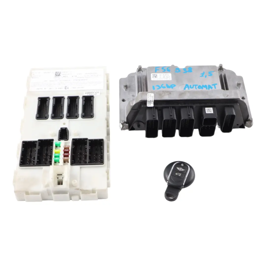 B38 136HP Engine ECU Kit Unit DME BDC Key Automatic to Mini F54 F55 with Part number 8654460 Mini F54 F55 B38 136HP Engine ECU Kit Unit DME BDC Key Automatic - SKU 8654460-4 - Part number 8654460