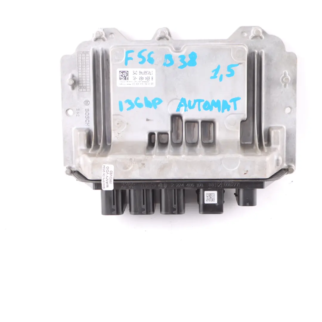 B38 136HP Engine ECU Kit Unit DME BDC Key Automatic to Mini F54 F55 with Part number 8654460 Mini F54 F55 B38 136HP Engine ECU Kit Unit DME BDC Key Automatic - SKU 8654460-4 - Part number 8654460