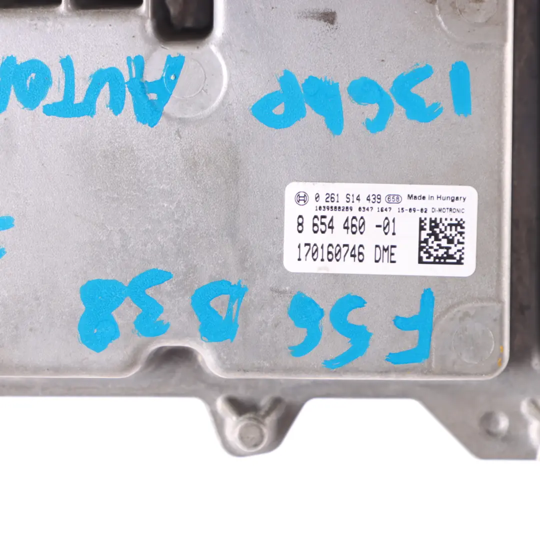 B38 136HP Engine ECU Kit Unit DME BDC Key Automatic to Mini F54 F55 with Part number 8654460 Mini F54 F55 B38 136HP Engine ECU Kit Unit DME BDC Key Automatic - SKU 8654460-4 - Part number 8654460