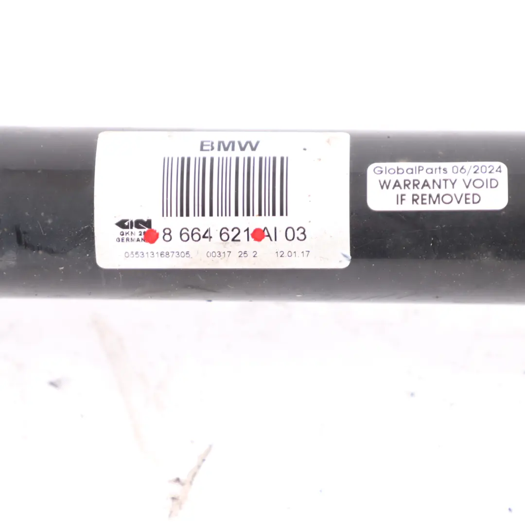 Shaft BMW G30 G31 Side Shaft Driveshaft Axle Rear Left N/S to Drive with Part number 8664621 Drive Shaft BMW G30 G31 Side Shaft Driveshaft Axle Rear Left N/S - SKU 8664621 - Part number 8664621