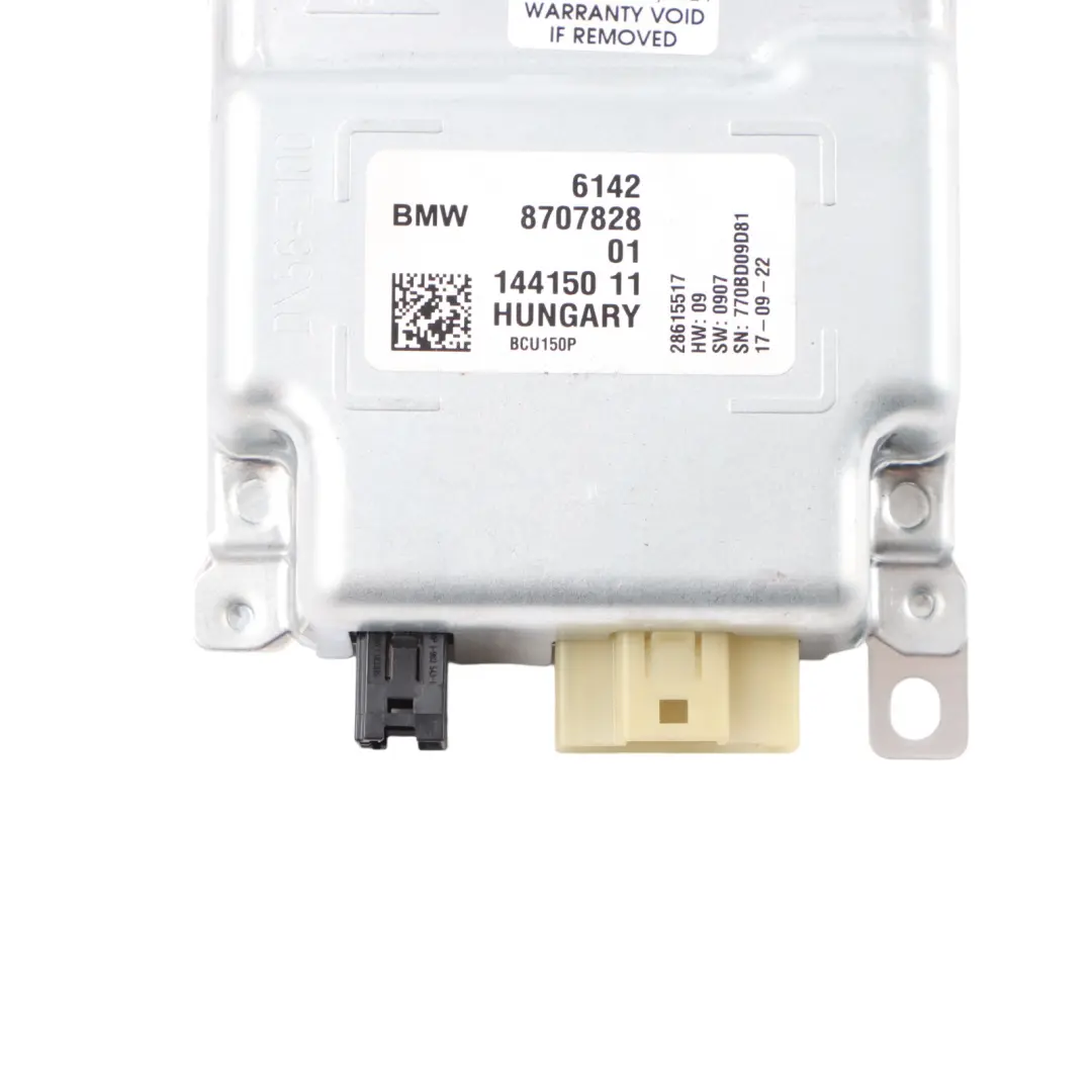 Charge Control Module Unit ECU to BMW G20 G30 Hybrid Battery with Part number 8707828 BMW G20 G30 Hybrid Battery Charge Control Module Unit ECU - SKU 8707828 - Part number 8707828