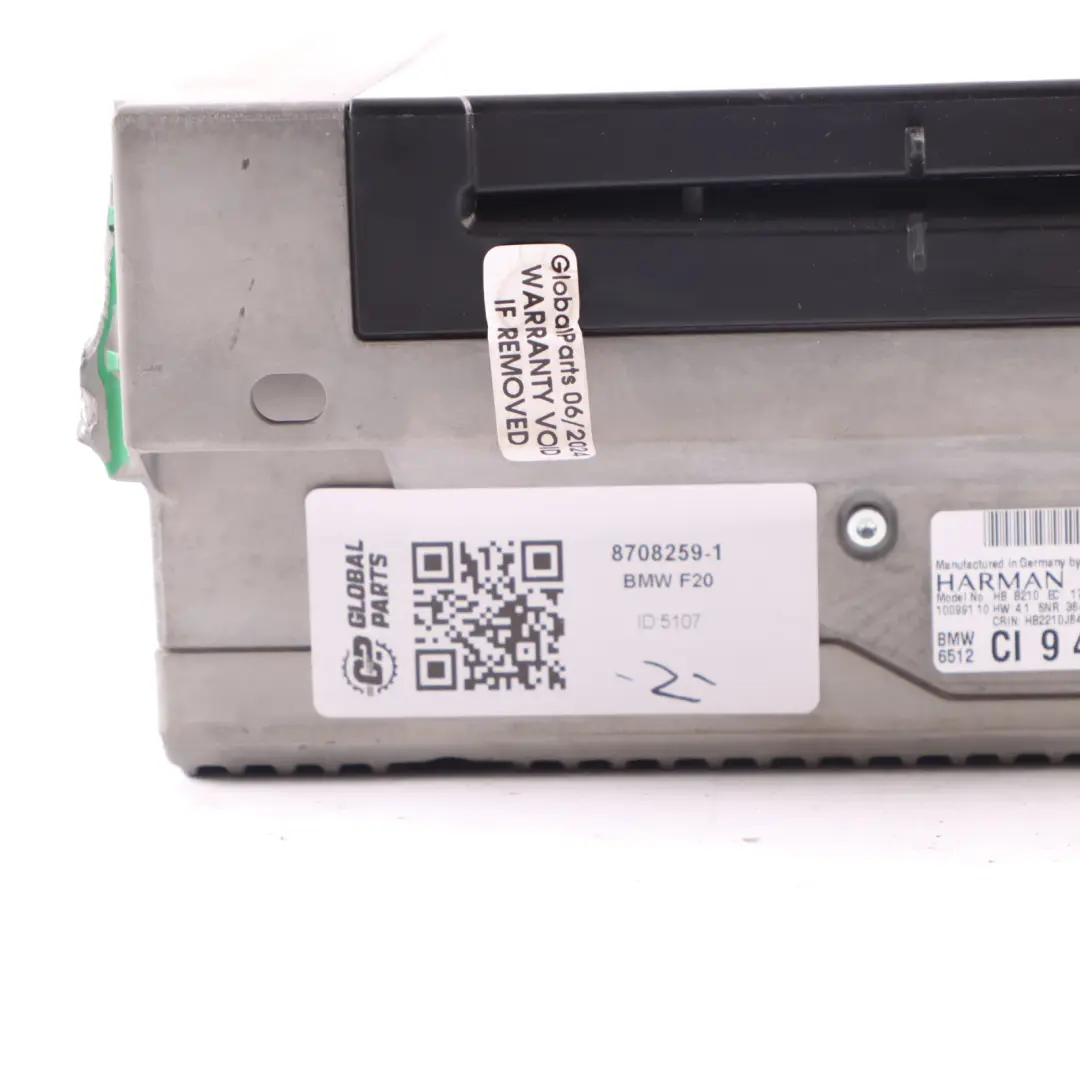 BMW F20 F21 F30 F31 LCI G30 G31 G11 Unité principale navigation Sat Nav Haut 2 - SKU 8708259-1 - Numéro de pièce 8708259