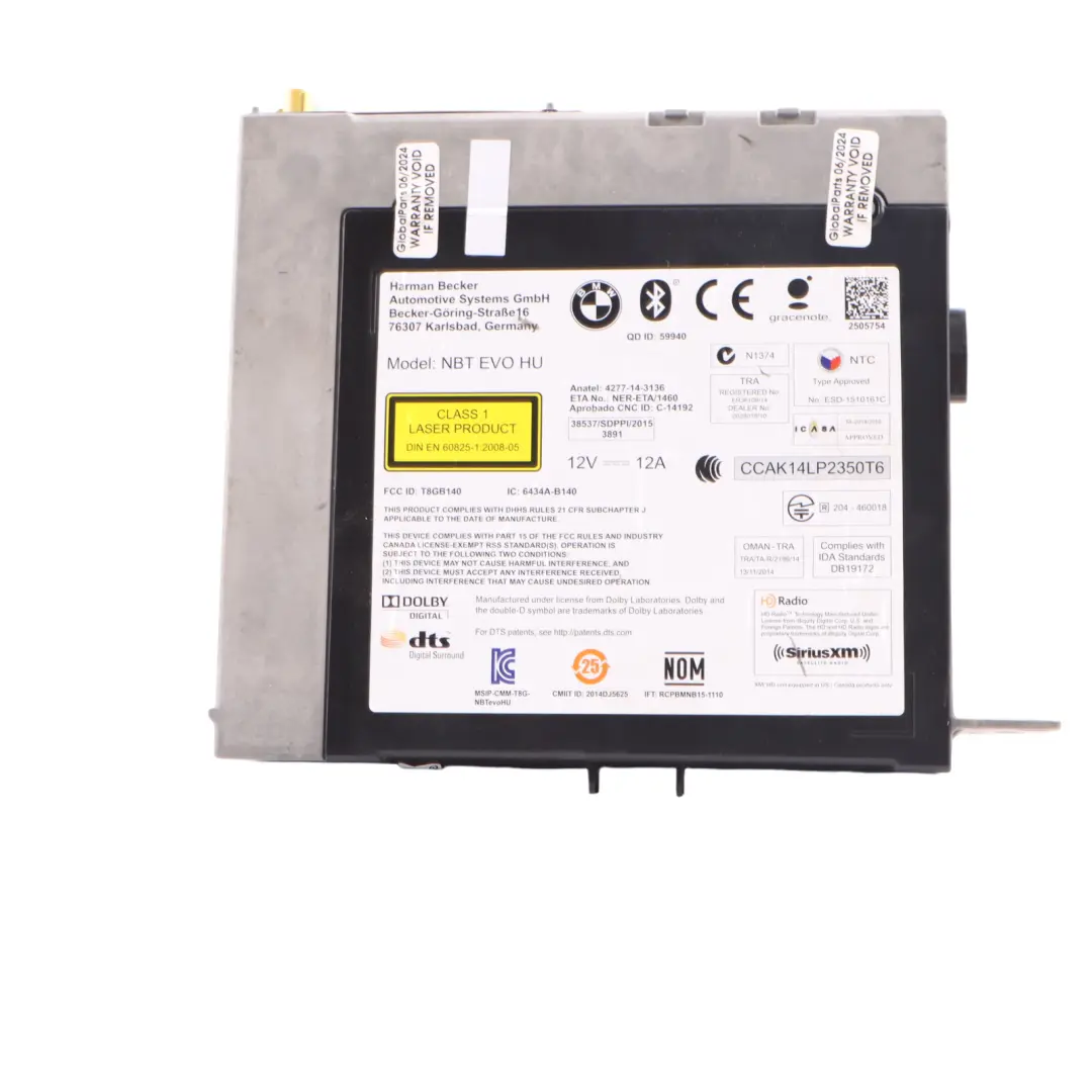 BMW F20 F21 F30 F31 LCI G30 G31 G11 Unité principale navigation Sat Nav Haut 2 - SKU 8708259-1 - Numéro de pièce 8708259