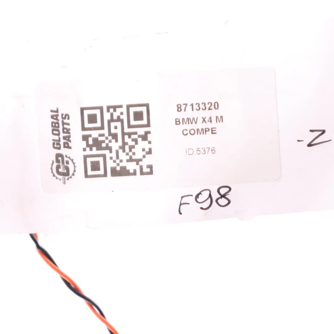 X4M F98 G02 TweeterPilar Trasero Altavoz Tono Alto Derecho Izquierdo para BMW con número de pieza 8713320 BMW X4M F98 G02 TweeterPilar Trasero Altavoz Tono Alto Derecho Izquierdo - SKU 8713320 - Número de pieza 8713320