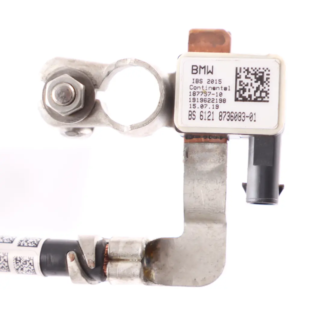 Lead Pole Negative Cable IBS Sensor to BMW F98 Battery with Part number 8736083 BMW F98 Battery Lead Pole Negative Cable IBS Sensor - SKU 8736083 - Part number 8736083