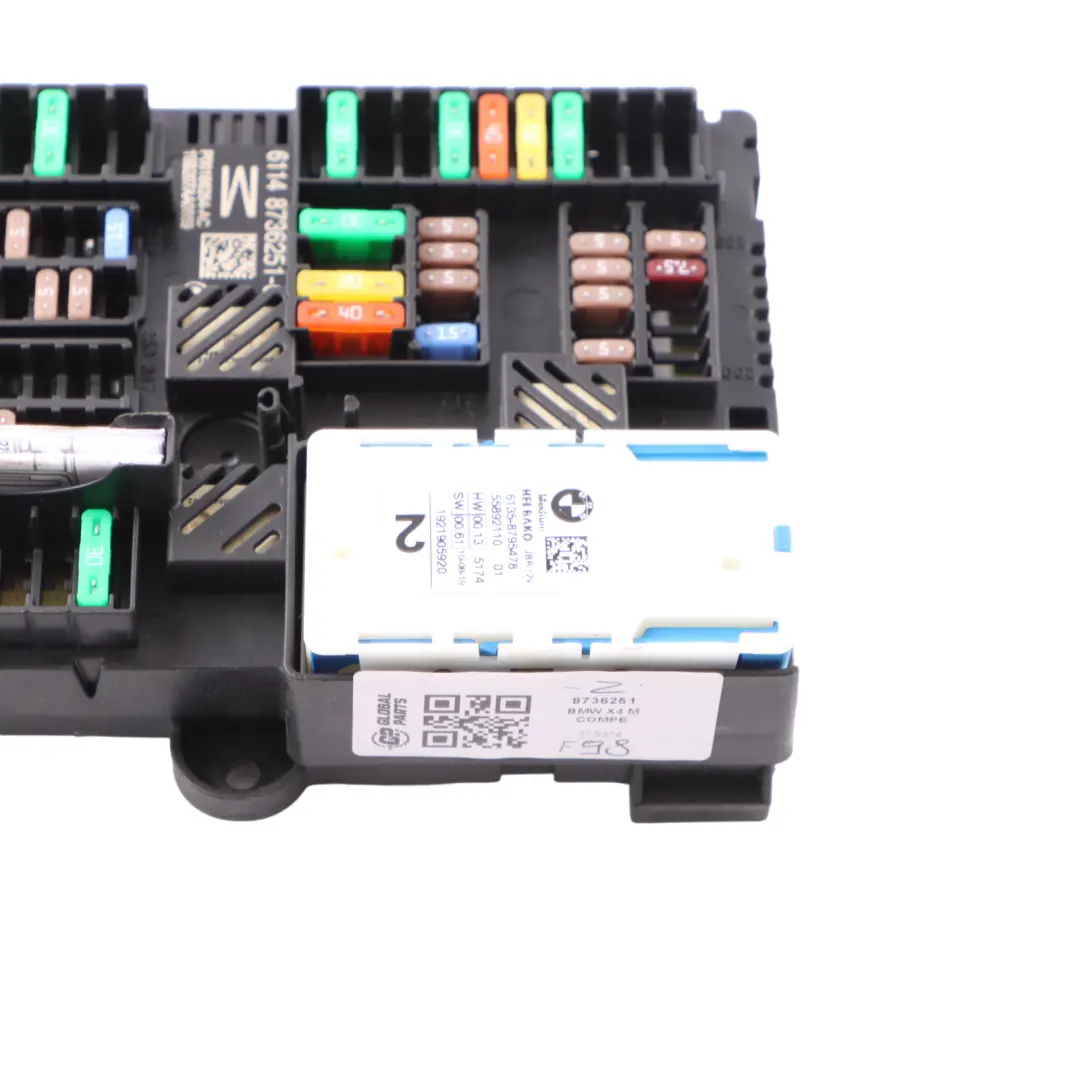 BMW X4M F98 X4 G02 X3 G01 Boîte Fusibles Arrière Distribution Énergie - SKU 8736251 - Numéro de pièce 8736251