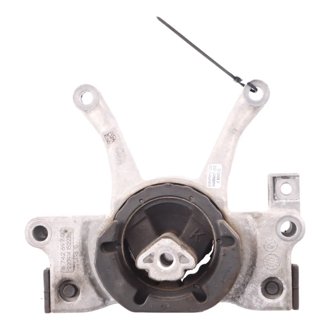 Gearbox Mount Support Bracket Transmission to BMW G30 with Part number 8742697 BMW G30 Gearbox Mount Support Bracket Transmission - SKU 8742697 - Part number 8742697