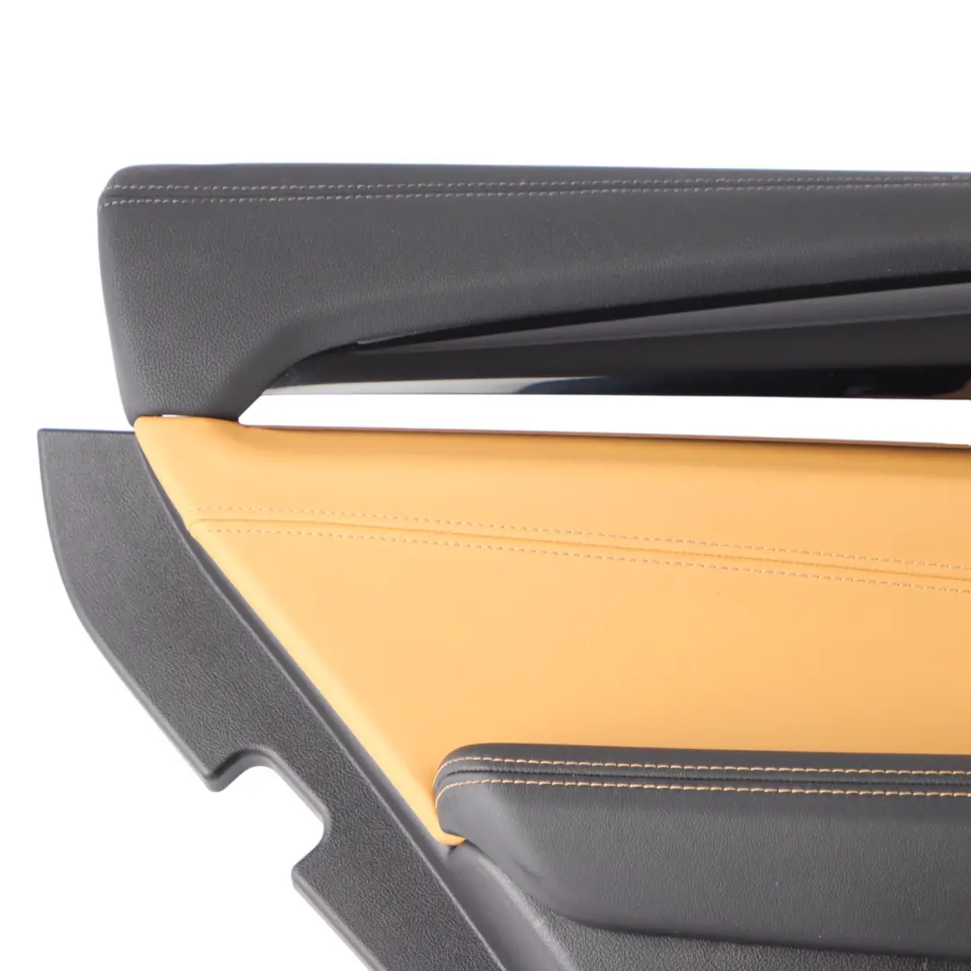  Door Card Lining BMW X4M F98 Rear Left N/S Leather Black / Midrand Beige - SKU 8747103 - Part number 8747103
