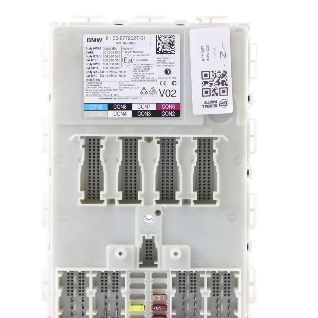 Body Control Comfort Module Unit FEM ECU to BMW G30 G31 with Part number 8779027 BMW G30 G31 Body Control Comfort Module Unit FEM ECU - SKU 8779027 - Part number 8779027