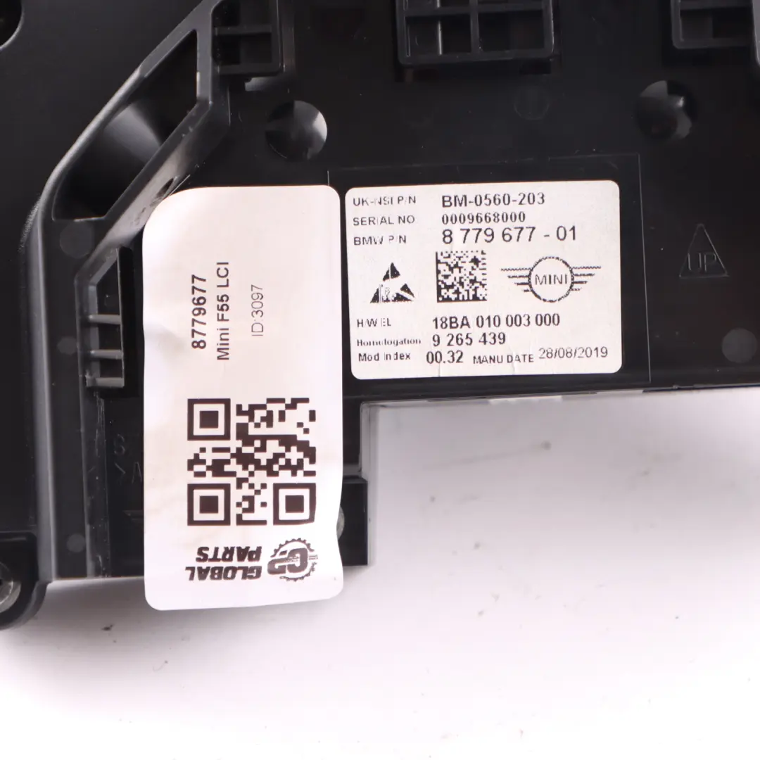 Instrument Cluster Mini F54 F55 F56 F57 F60 Petrol Speedometer RPM Fuel Gauge to with Part number 8779677 Instrument Cluster Mini F54 F55 F56 F57 F60 Petrol Speedometer RPM Fuel Gauge - SKU rhd-8779677 - Part number 8779677