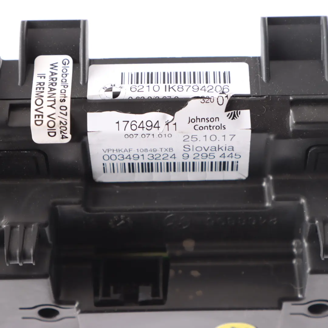 Instrument Cluster BMW F20 F21 F22 F23 X1 F48 Petrol Speedometer Clocks 9232895 to with Part number 8794206 Instrument Cluster BMW F20 F21 F22 F23 X1 F48 Petrol Speedometer Clocks 9232895 - SKU 8794206 - Part number 8794206