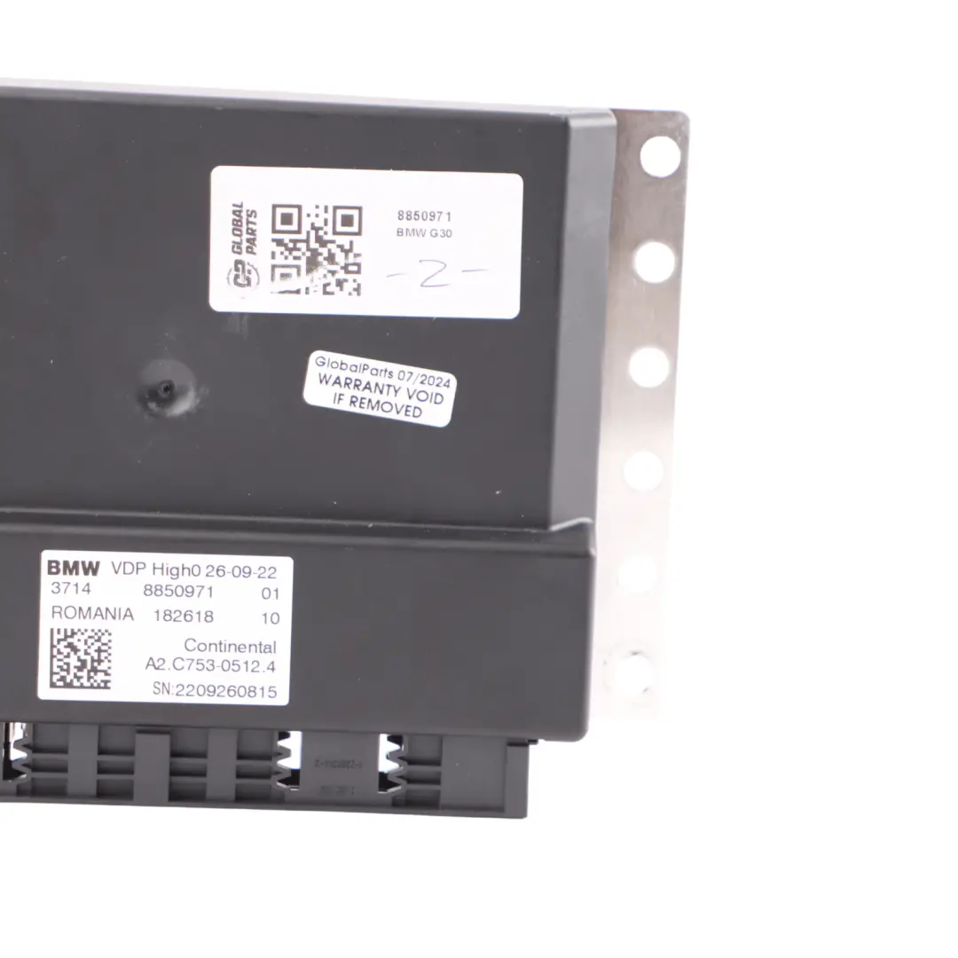  VDC Module BMW G30 LCI Rear Suspension Damper Control Unit - SKU 8850971 - Part number 8850971