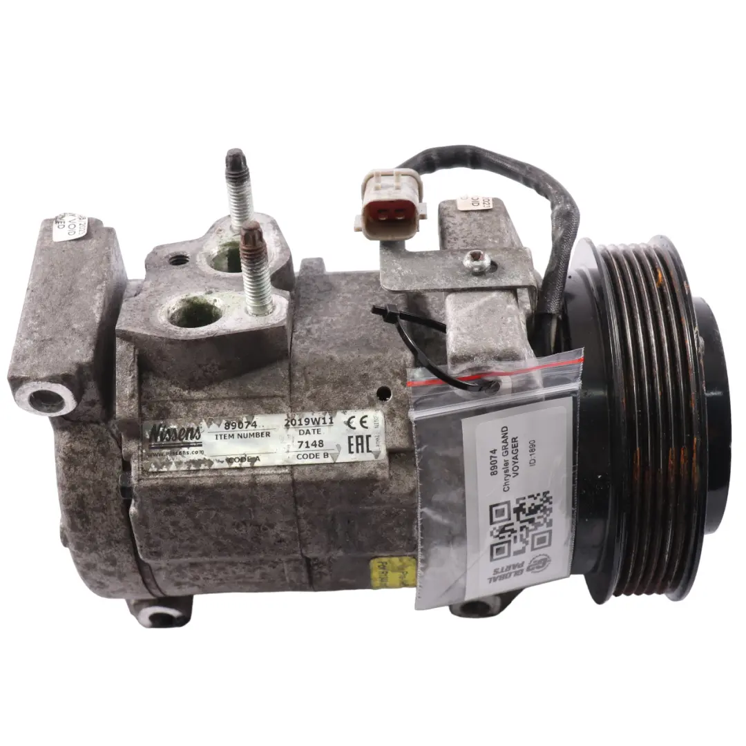 Chrysler Voyager Air Conditioning Compressor A/C Pump - SKU 89074 - Part number 89074