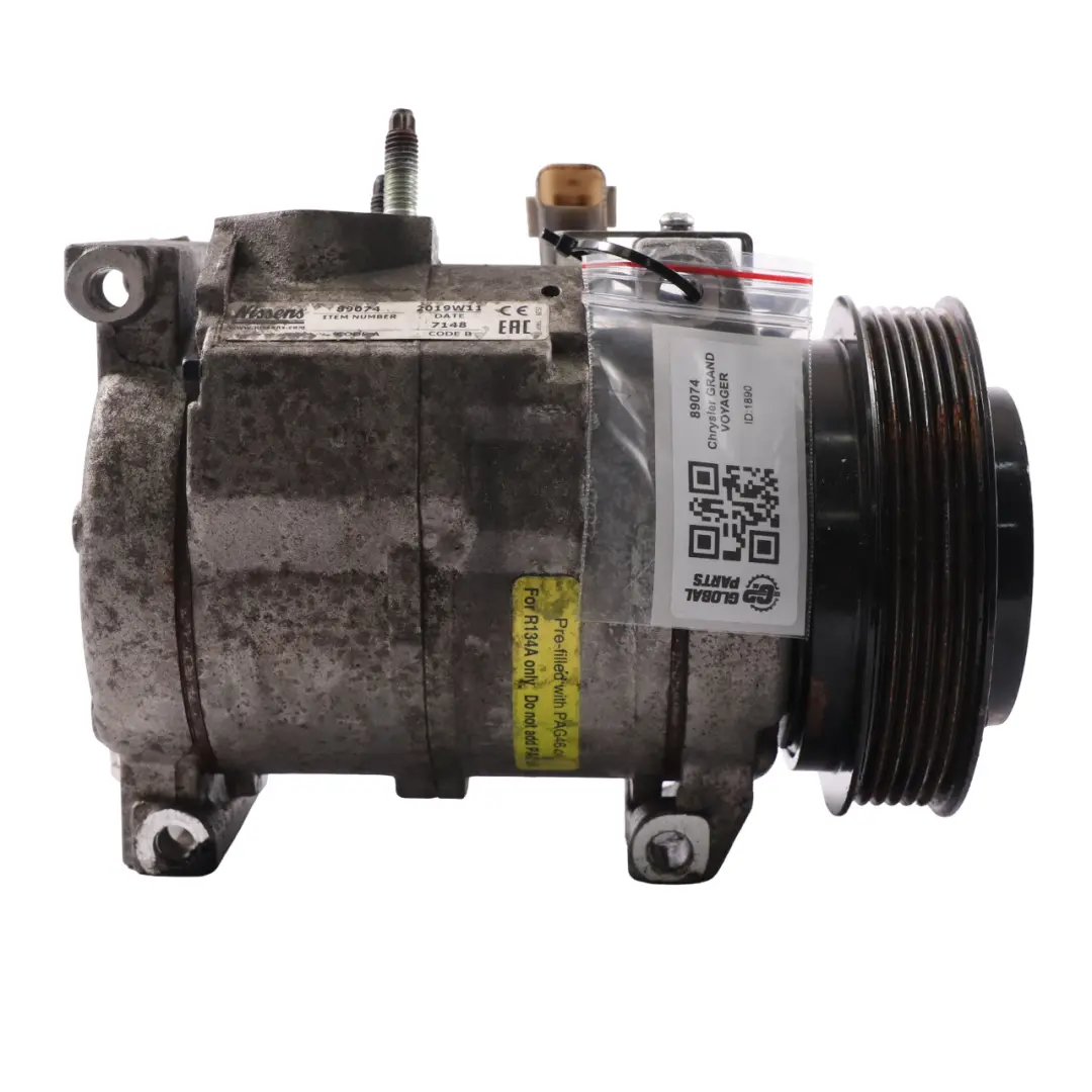 Sprężarka Klimatyzacji do Chrysler Voyager o numerze 89074 Chrysler Voyager Sprężarka Klimatyzacji - SKU 89074 - Numer Części 89074