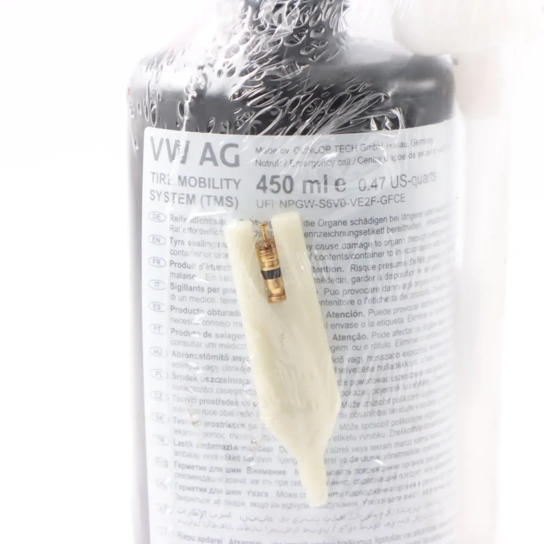 Tyre Sealant VW AUDI SKODA SEAT Tire Puncture Repair Glue Bottle to with Part number 8E0012619A Tyre Sealant VW AUDI SKODA SEAT Tire Puncture Repair Glue Bottle - SKU 8E0012619A - Part number 8E0012619A