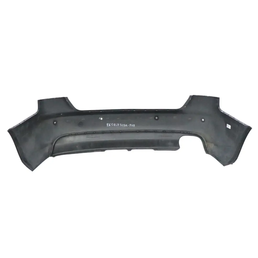 Audi A4 B8 Rear Bumper Trim Panel Cover Phantom Black - LZ9Y - SKU 8K5807303A-PHB - Part number 8K5807303A