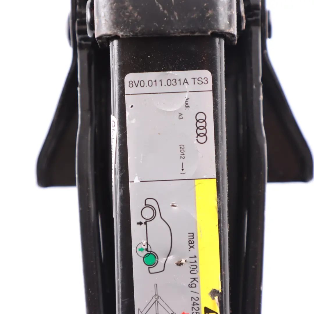 Wagen Heber Auto Werkzeug Notrad für Audi A3 8V mit Teilenummer 8V0011031A Audi A3 8V Wagen Heber Auto Werkzeug Notrad - SKU 8V0011031A - Teilenummer 8V0011031A