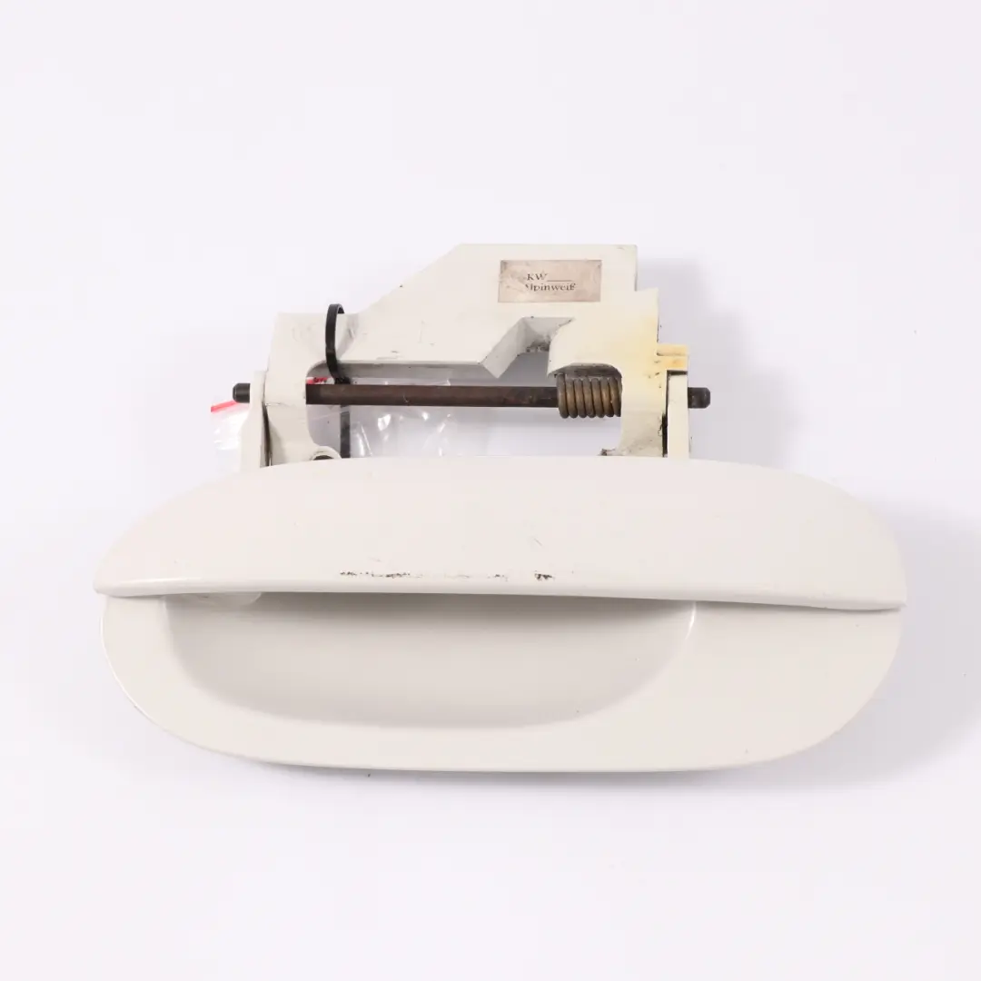 Door Handle Exterior Rear Door Left N/S Alpine White 3 - 300 to BMW E38 with Part number 9068577 BMW E38 Door Handle Exterior Rear Door Left N/S Alpine White 3 - 300 - SKU 9068577-AW - Part number 9068577