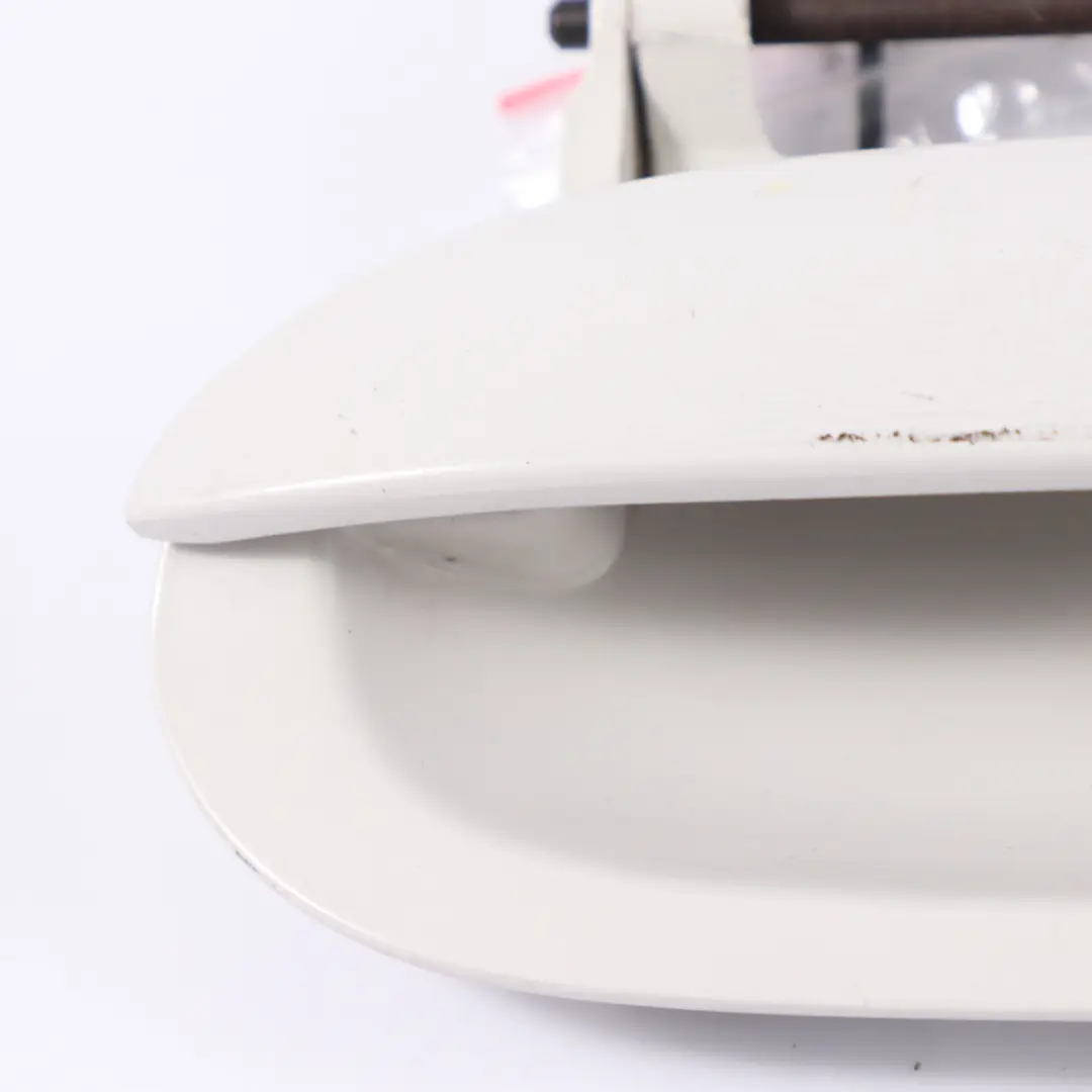 BMW E38 Door Handle Exterior Rear Door Left N/S Alpine White 3 - 300 - SKU 9068577-AW - Part number 9068577