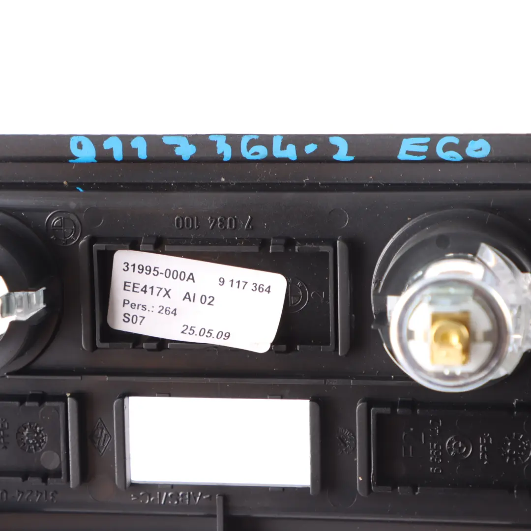 BMW E60 E61 Console Centrale Accendisigari Posteriore Nero 9117364 - SKU -9117364 - Numero di parte 9117364 