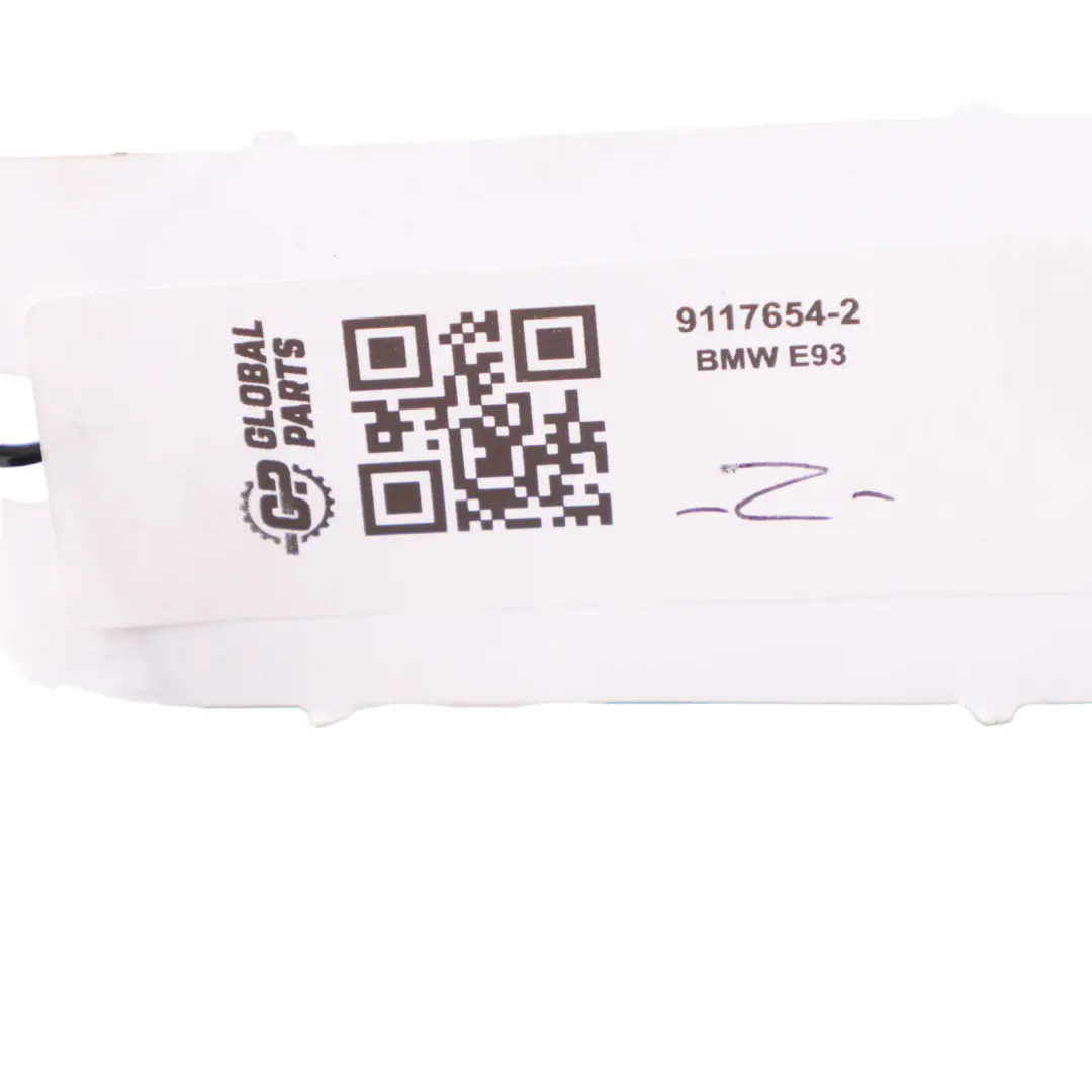 BMW E93 Upper Seat Belt Front Right O/S Seatbelt Black - SKU 9117654-2 - Part number 9117654