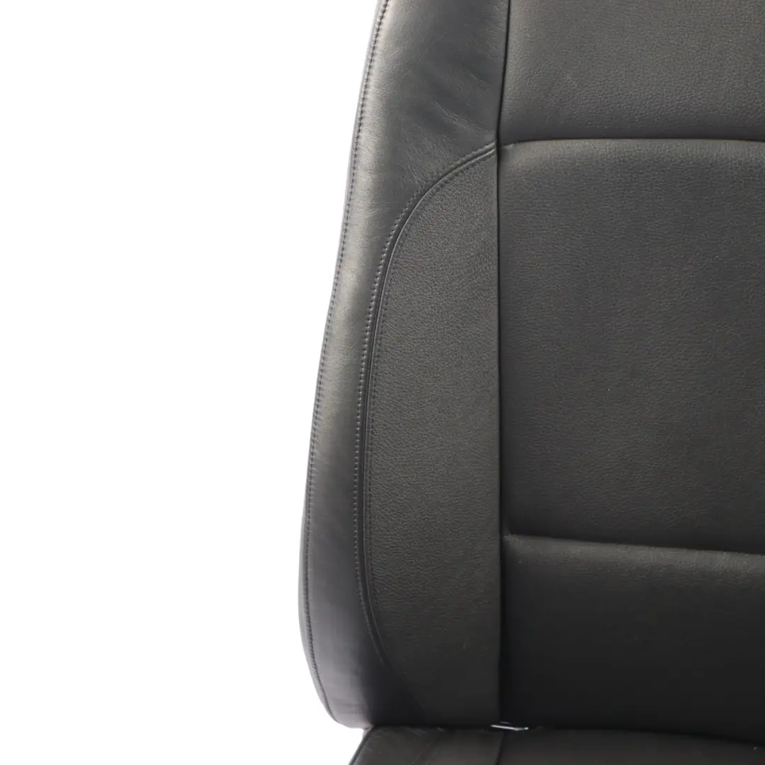 Seat Backrest BMW E81 E82 Front Left Basic Heated Seat N/S Black Leather Boston - SKU 9124521-1 - Part number 9124521