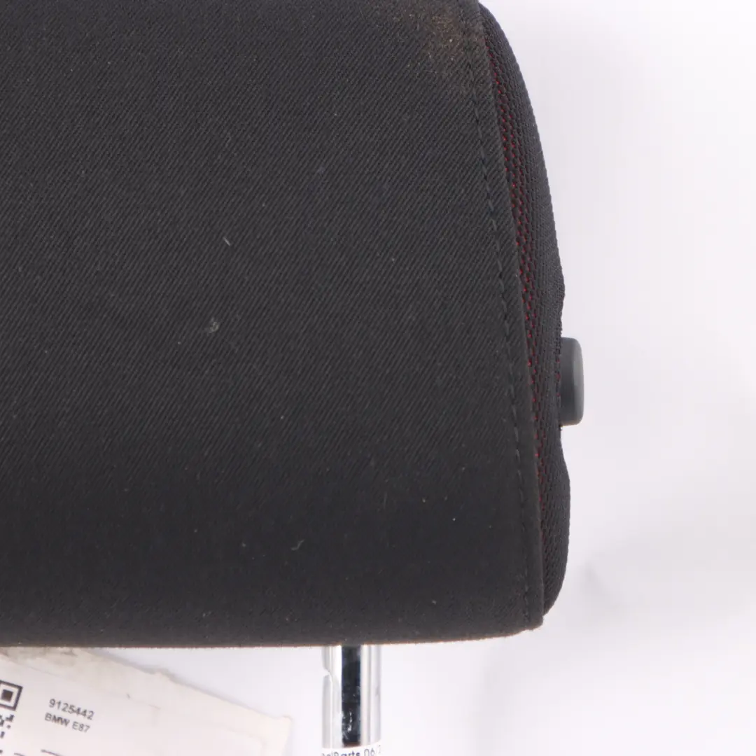BMW E81 E82 E87 LCI Headrest Rear Centre Seat Cloth Fabric Black - SKU 9125442 - Part number 9125442