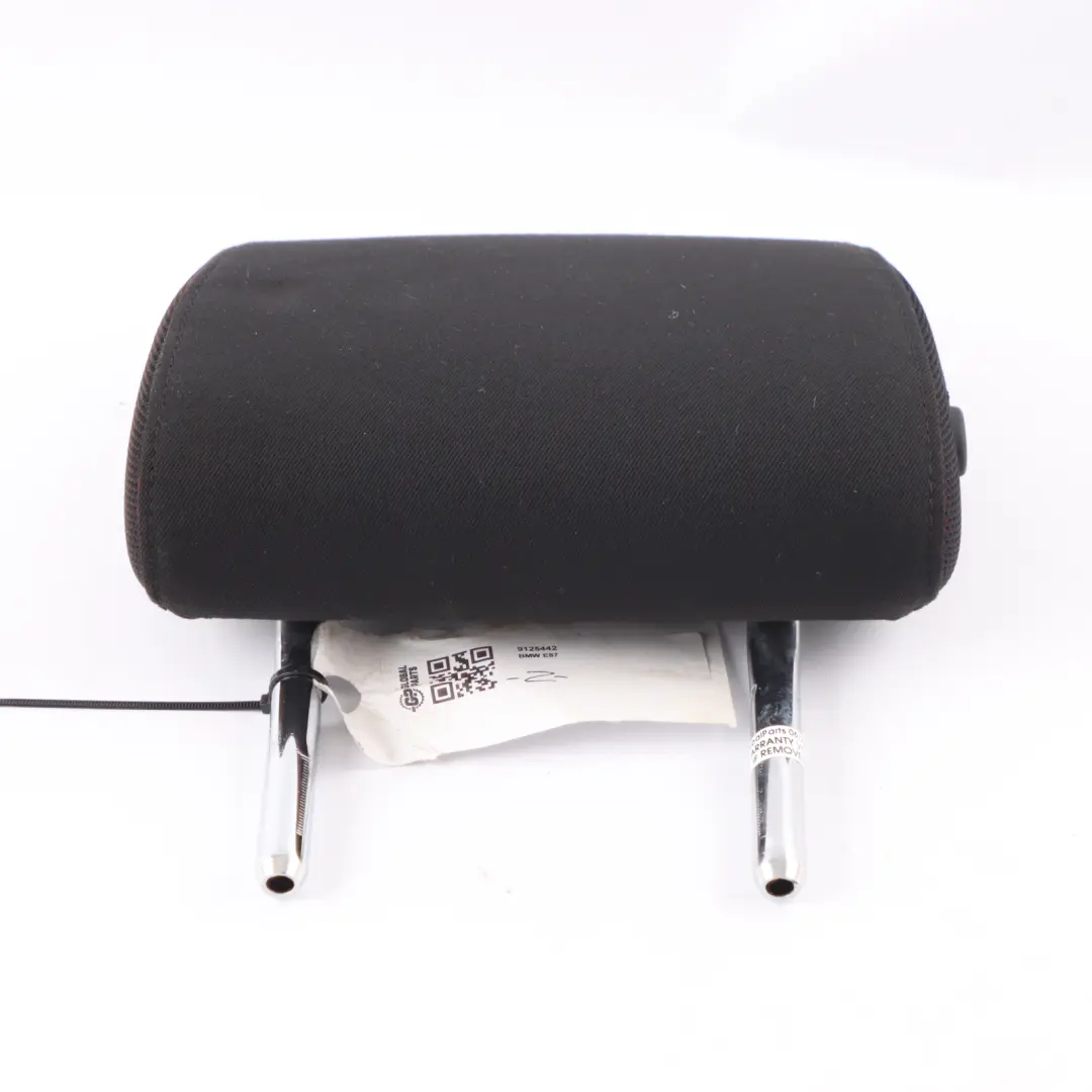 Headrest Rear Centre Seat Cloth Fabric Black to BMW E81 E82 E87 LCI with Part number 9125442 BMW E81 E82 E87 LCI Headrest Rear Centre Seat Cloth Fabric Black - SKU 9125442 - Part number 9125442