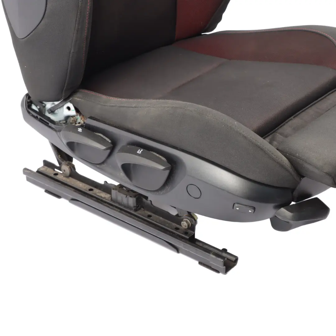 BMW E87 LCI M Sport Cloth Front Right O/S Seat Fabric Network Cranberry Red Rot - SKU 9127756 - Part number 9127756