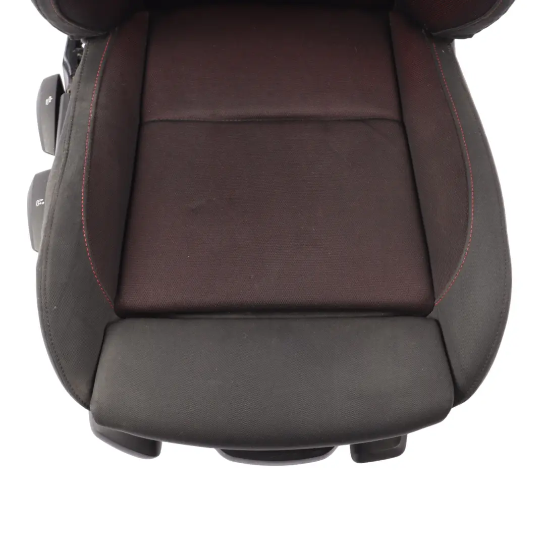 BMW E87 LCI M Sport Cloth Front Right O/S Seat Fabric Network Cranberry Red Rot - SKU 9127756 - Part number 9127756
