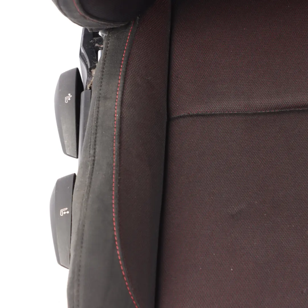 BMW E87 LCI M Sport Cloth Front Right O/S Seat Fabric Network Cranberry Red Rot - SKU 9127756 - Part number 9127756