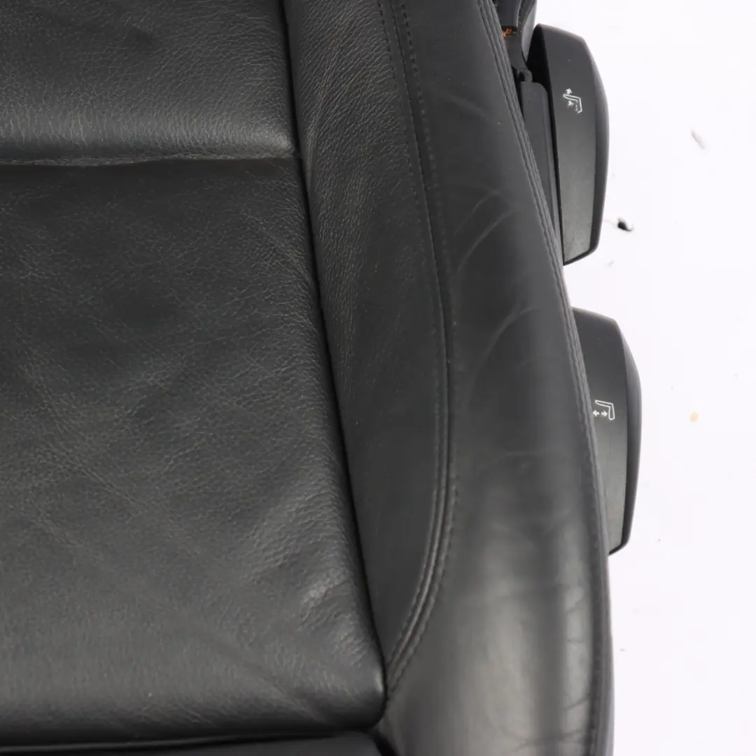 BMW E87 LCI Sedile Anteriore Riscaldato M Sport Pelle Nera Sinistro - SKU 9128287-1 - Numero di parte 9128287