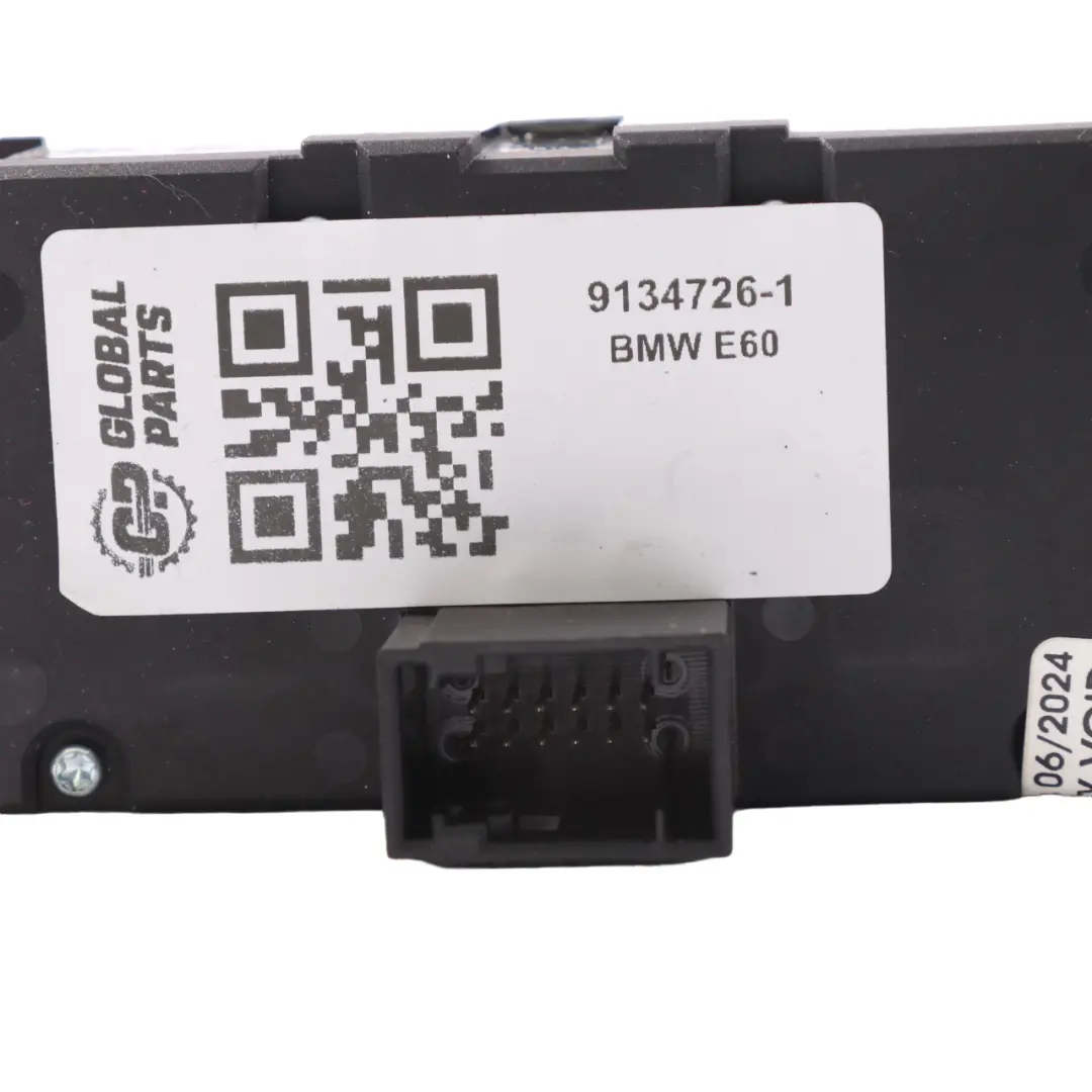 BMW E60 E61 LCI E70 E71 Przełącznik świateł Panel Sterowania Czarny - SKU 9134726-1 - Numer Części 9134726